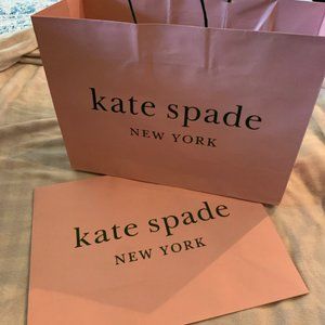 kate spade new york 2 large paper shopping bag